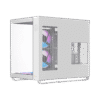 OCYPUS IOTA C70 Mid-Tower Case Dual Tempered Glass 6 ARGB Fans White - IOTA-C70-WHD600XX-GL