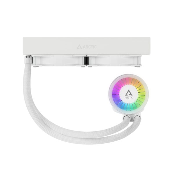 Arctic Liquid Freezer III 240 A-RGB White All-in-One CPU Water Cooler LGA1851 LGA1700 AM5 AM4 with MX-6 Thermal Paste - ACFRE00150A