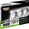 INNO3D GeForce RTX 5070 Ti X3 OC 16GB GDDR7 Graphics Card Blackwell Architecture White - N507T3-16D7X-176068W