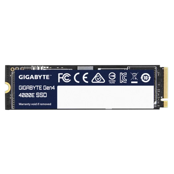GIGABYTE Gen4 4000E SSD 1TB PCIe 4.0 x4 NVMe 1.4 M.2 2280 4000MB/s Read 3900MB/s Write - G440E1TB