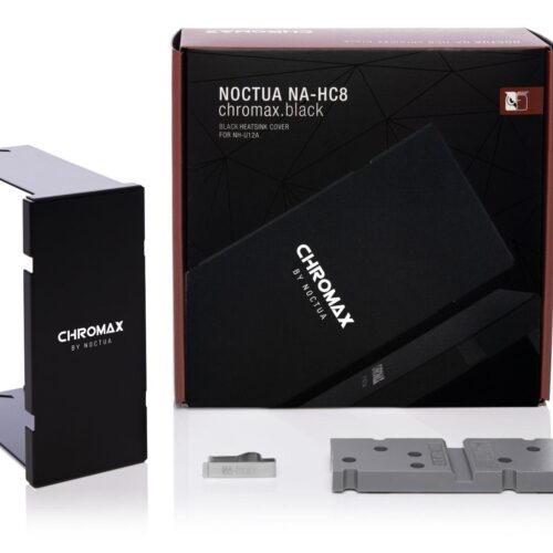 NOCTUA NA-HC8 chromax.black Aluminium Heatsink Cover for NH-U12A - NA-HC8 CH.BK
