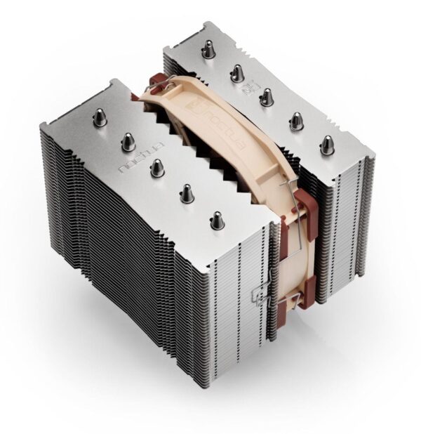 NOCTUA NH-D12L 145mm Low-Profile CPU Cooler with NF-A12x25r PWM Fan - NH-D12L
