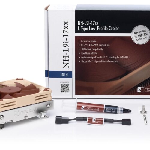 Noctua NH-L9i-17xx Low-Profile CPU Cooler for Intel LGA1700/LGA1851 with NF-A9x14 PWM Fan - NH-L9i-17xx