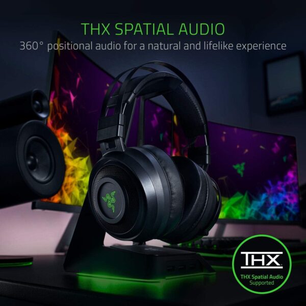 Razer Nari Wireless Over-Ear Gaming Headset with THX Spatial Audio and Active Noise Cancellation - RZ04-02680100-R3M1