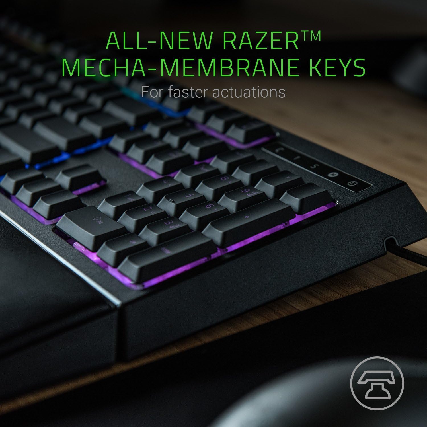 Razer Ornata Chroma Mecha-Membrane Gaming Keyboard Per-Key RGB Backlit - RZ03-02040100-R3M1 3 Razer Ornata Chroma Mecha-Membrane Gaming Keyboard Per-Key RGB Backlit - RZ03-02040100-R3M1 - Image 3
