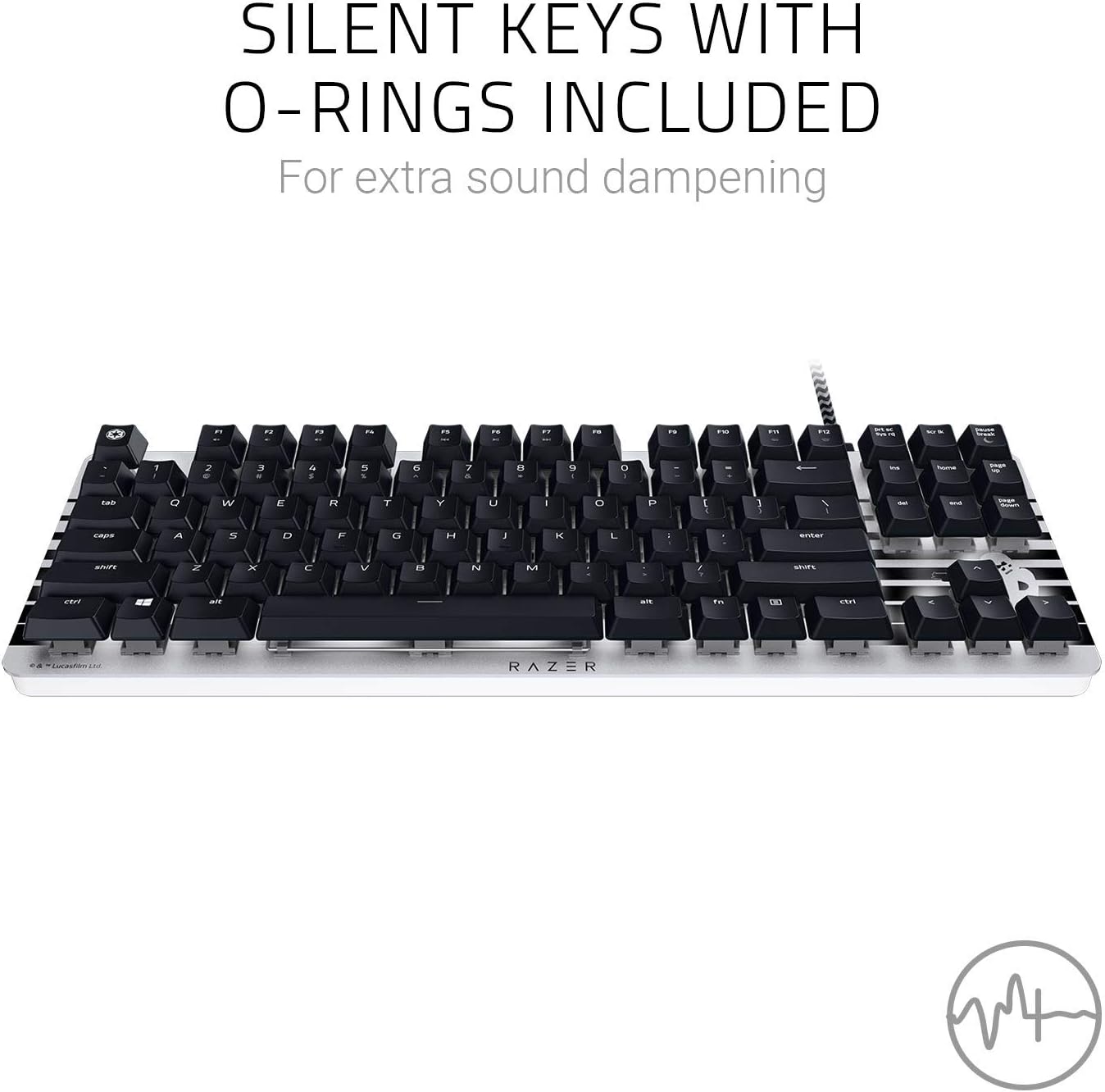 Razer BlackWidow Lite Silent Mechanical Gaming Keyboard Orange Switches Tenkeyless Stormtrooper Limited Edition - RZ03-02640800-R3M1 7 Razer BlackWidow Lite Silent Mechanical Gaming Keyboard Orange Switches Tenkeyless Stormtrooper Limited Edition - RZ03-02640800-R3M1 - Image 7