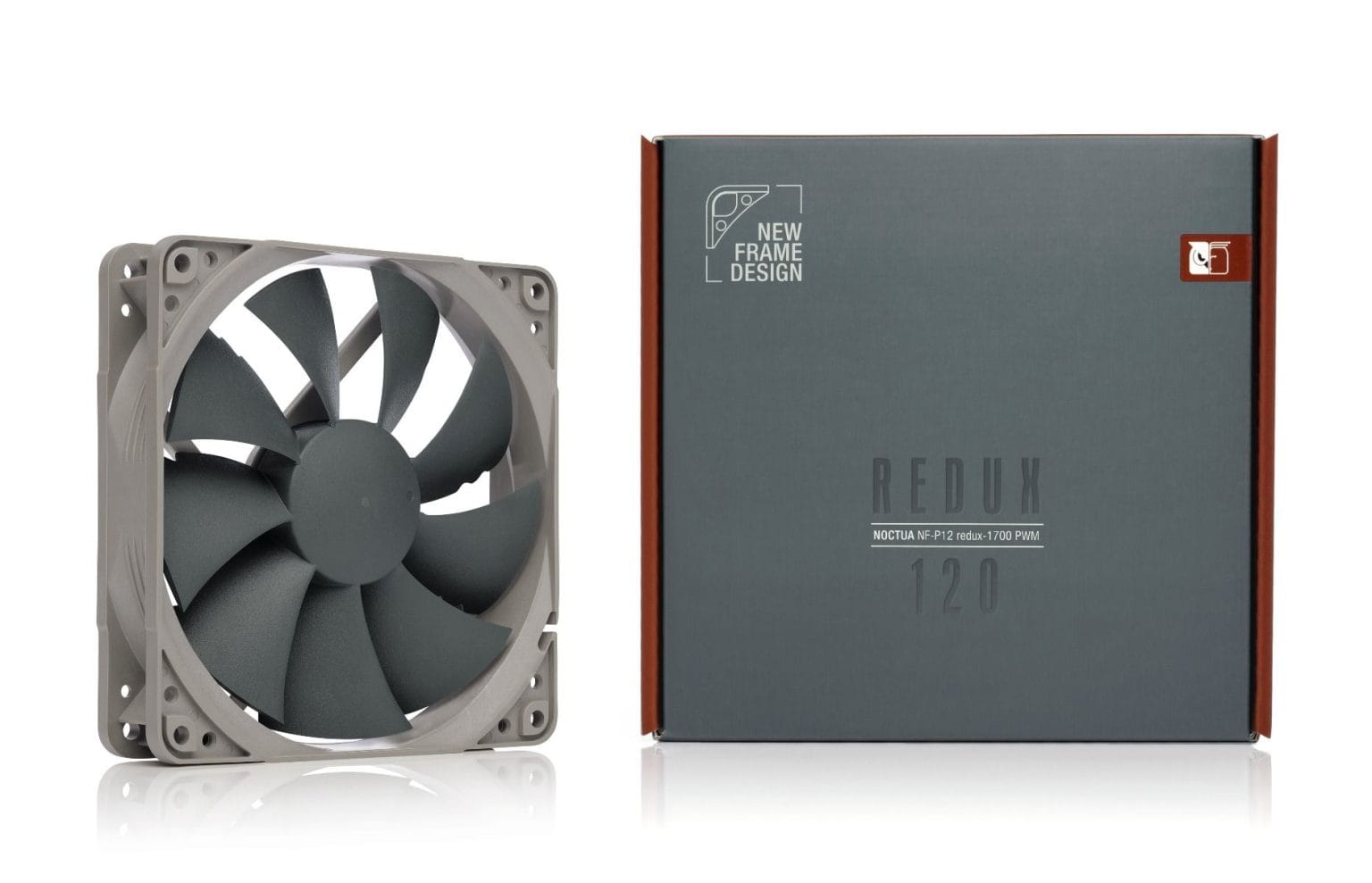Vortex Control Notches Noctua NF-P12 redux-1700P 120mm 4-Pin PWM Pressure-Optimized Fan with ...