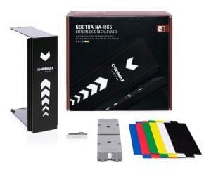 3 Noctua NA-HC5 chromax.black.swap Heatsink Cover with Swappable Inlays for NH-U14S Series CPU Coolers - NA-HC5 CH.BK.S