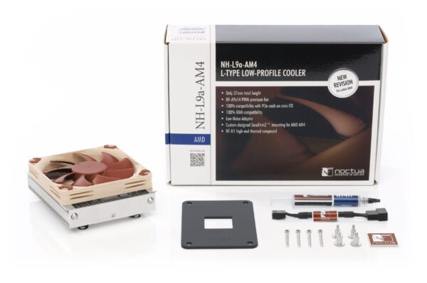 Noctua NH-L9a-AM4 37mm Low-Profile CPU Cooler for AMD AM4 Ryzen - NH-L9a-AM4