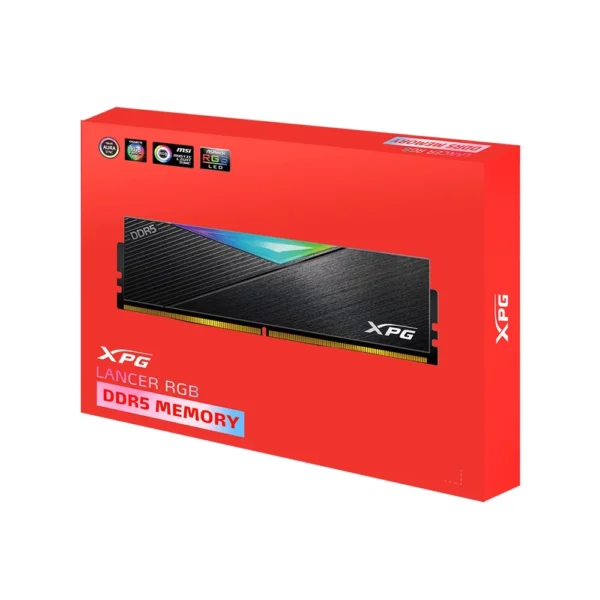 ADATA XPG LANCER RGB DDR5-6000 16GB U-DIMM Black Heatsink - AD-AX5U6000C4016G-CLARBK