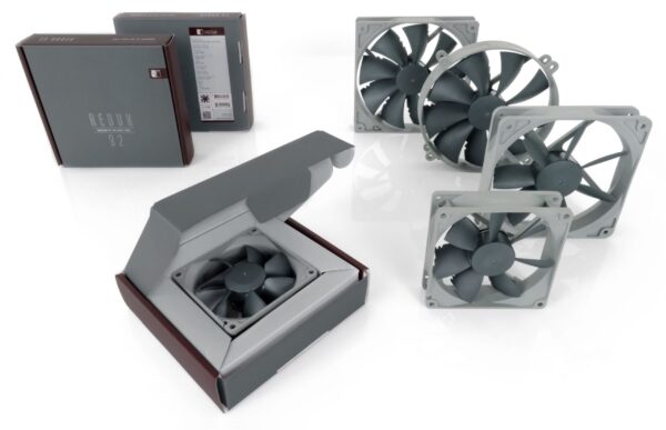 3 Noctua NF-P14r redux-1500 PWM 140mm Round Frame Fan - NF-P14r redux-1500P
