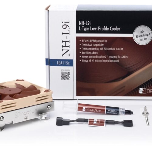 Noctua NH-L9i 37mm Low-Profile CPU Cooler for Intel LGA115x/1200 and AMD AM4 - NH-L9i
