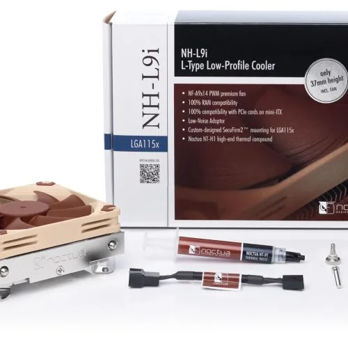 Noctua NH-L9i 37mm Low-Profile CPU Cooler for Intel LGA115x/1200 and AMD AM4 - NH-L9i