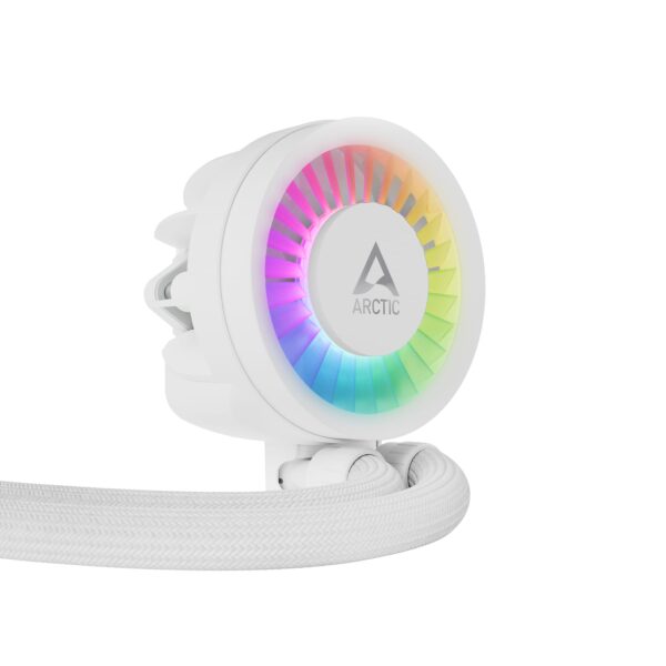 Arctic Liquid Freezer III 240 A-RGB White All-in-One CPU Water Cooler LGA1851 LGA1700 AM5 AM4 with MX-6 Thermal Paste - ACFRE00150A