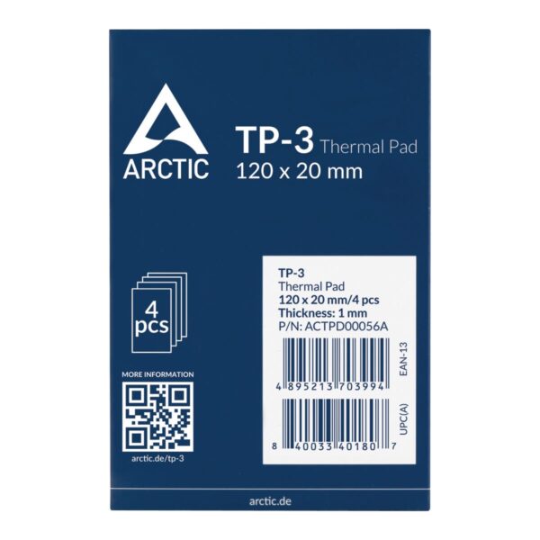 Arctic TP-3 Premium Performance Thermal Pad 120x20mm - ACTPD00056A