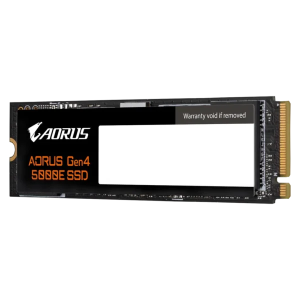 Gigabyte AORUS Gen4 5000E SSD 500GB PCIe 4.0 x4 NVMe 1.4 M.2 2280 5000MB/s Read 3800MB/s Write - GP-AG450E500G-G