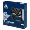 3 Arctic F12 PWM Black 120mm Fan Fluid Dynamic Bearing Single Pack- ACFAN00203A