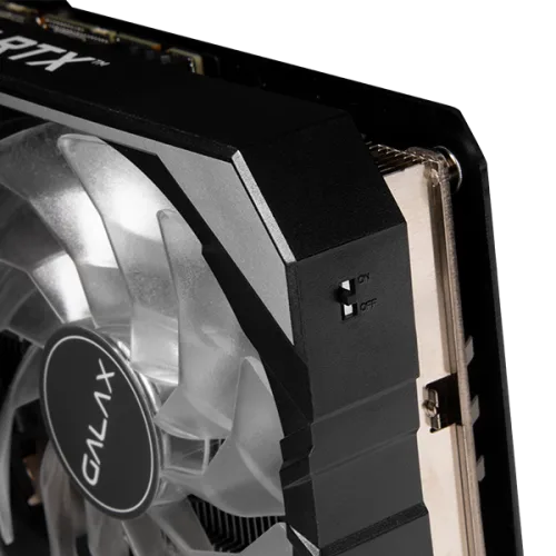 35NSL8MD6YEX 6 GALAX GeForce RTX 3050 EX 8GB GDDR6 128-bit 1-Click OC Graphics Card with 2560 CUDA Cores - 35NSL8MD6YEX