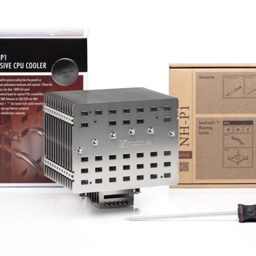 Noctua NH-P1 Passive CPU Cooler for Intel LGA1851 LGA1700 LGA1200 LGA115x AMD AM5 AM4 - NH-P1