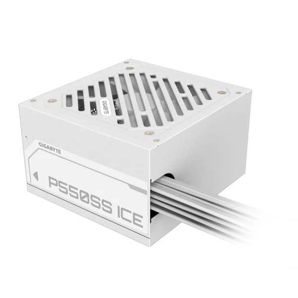 4 GIGABYTE P550SS-ICE 550W 80 Plus Silver ATX 3.0 PSU White - GP-P550SS-ICE