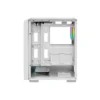 OCYPUS GAMMA C60 WH ARGB ATX PC Case with Mesh Front Panel and 4 ARGB Fans - GAMMA-C60-WHG400XX-GL