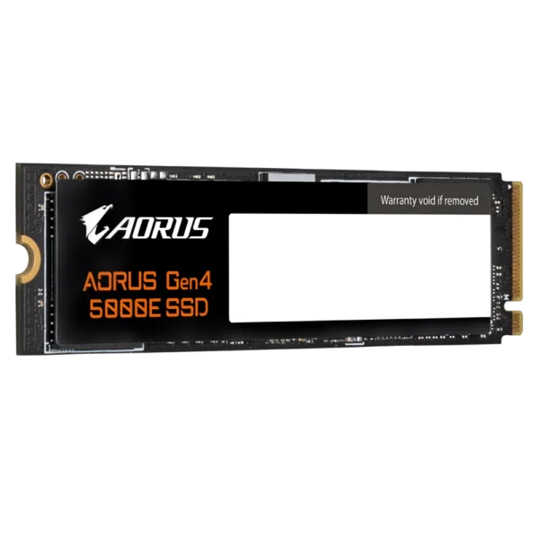 Gigabyte AORUS Gen4 5000E SSD 500GB PCIe 4.0 x4 NVMe 1.4 M.2 2280 5000MB/s Read 3800MB/s Write - GP-AG450E500G-G