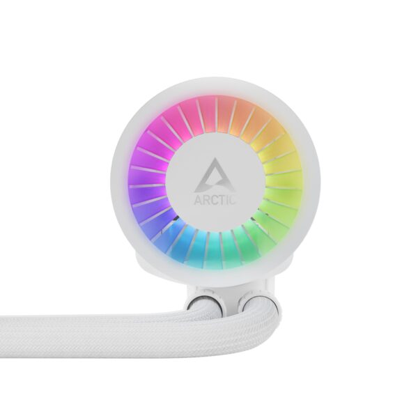 Arctic Liquid Freezer III 240 A-RGB White All-in-One CPU Water Cooler LGA1851 LGA1700 AM5 AM4 with MX-6 Thermal Paste - ACFRE00150A