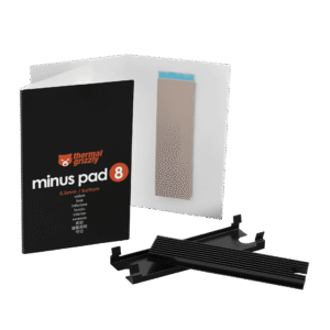 4 Thermal Grizzly M.2 SSD Cooler Passive for 2280 NVMe Black - TG-M2SSD-ABR