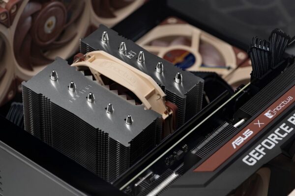 NOCTUA NH-D12L 145mm Low-Profile CPU Cooler with NF-A12x25r PWM Fan - NH-D12L