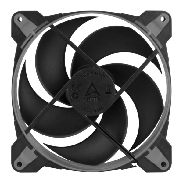 ARCTIC BioniX P120 120 mm Case Fan Fluid Dynamic Bearing Grey Single Fan - ACFAN00168A