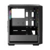 Ocypus GAMMA-C60-BKG400XX-GL Mid-Tower PC Case with Tempered Glass Side Panel and ARGB Fans - GAMMA-C60-BKG400XX-GL