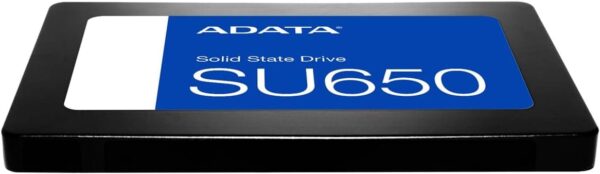 4 ADATA SU650 256GB SATAIII 3D NAND 2.5" SSD 520MB/s Read 450MB/s Write - AD-ASU650SS-256GT-R