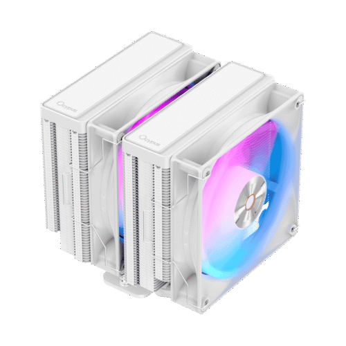OCYPUS DELTA A62 WH ARGB CPU Cooler Dual 120mm Fans 260W TDP - DELTA-A62-WH2NAWN00X-GL