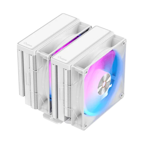 OCYPUS DELTA A62 WH ARGB CPU Cooler Dual 120mm Fans 260W TDP - DELTA-A62-WH2NAWN00X-GL