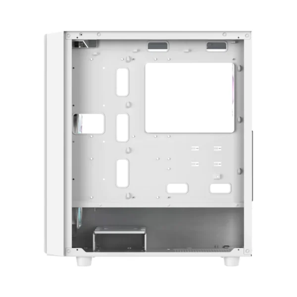 OCYPUS GAMMA C70 Mid-Tower Case High Airflow Mesh 4 ARGB Fans White - GAMMA-C70-WHG400XX-GL