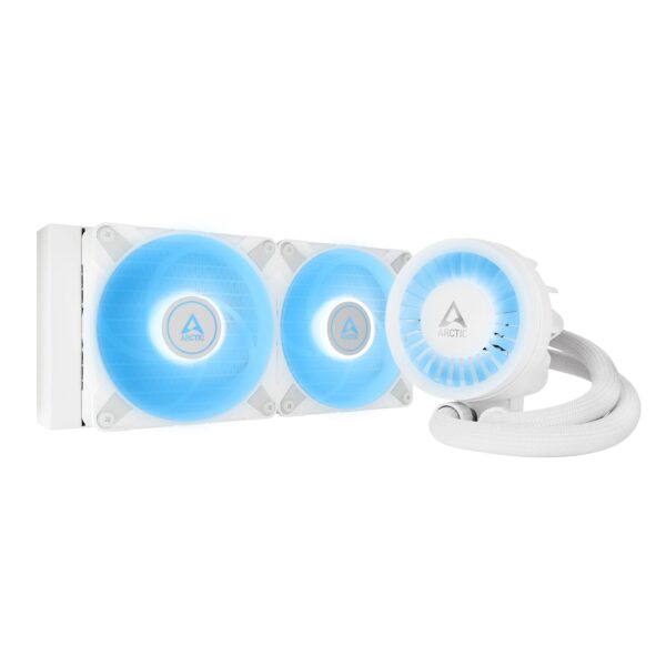 Arctic Liquid Freezer III 240 A-RGB White All-in-One CPU Water Cooler LGA1851 LGA1700 AM5 AM4 with MX-6 Thermal Paste - ACFRE00150A