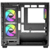 OCYPUS GAMMA C52 BK ARGB Mini-Tower PC Case with Tempered Glass Side Panel and ARGB Fans - GAMMA-C52-BKD300XX-GL