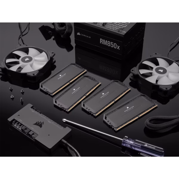 Corsair Dominator Platinum RGB 64GB (2x32GB) DDR5 5200MHz C40 Intel XMP RAM Black - CS-CMT64GX5M2B5200C40