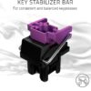 Razer Huntsman Mercury Opto-Mechanical Gaming Keyboard Purple Switches Chroma RGB - RZ03-02521900-R3M1