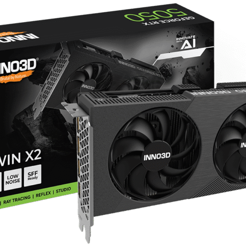 INNO3D GeForce RTX 5050 TWIN X2 8GB GDDR6 Graphics Card Blackwell Architecture - N50502-08D6-174071N