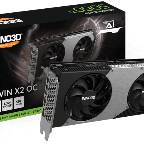 INNO3D GeForce RTX 5060 Ti TWIN X2 OC 8GB GDDR7 128-bit Graphics Card - N506T2-08D7X-193075N