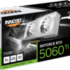 INNO3D GeForce RTX 5060 Ti TWIN X2 OC WHITE 8GB GDDR7 128-bit Graphics Card - N506T2-08D7X-193075W
