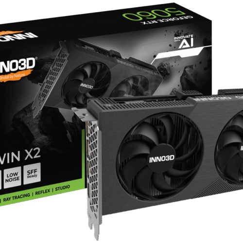 INNO3D GeForce RTX 5060 TWIN X2 8GB GDDR7 Graphics Card Blackwell Architecture - N50602-08D7-195071N