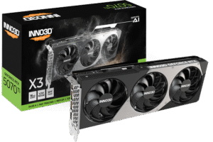 INNO3D GeForce RTX 5070 Ti X3 16GB GDDR7 Graphics Card - N507T3-16D7-176068N