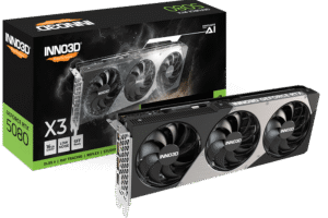 INNO3D GeForce RTX 5080 X3 16GB GDDR7 Graphics Card Blackwell Architecture - N50803-16D7-176068N