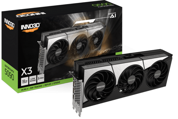 INNO3D GeForce RTX 5090 X3 32GB GDDR7 Graphics Card Blackwell Architecture - N50903-32D7-17593928