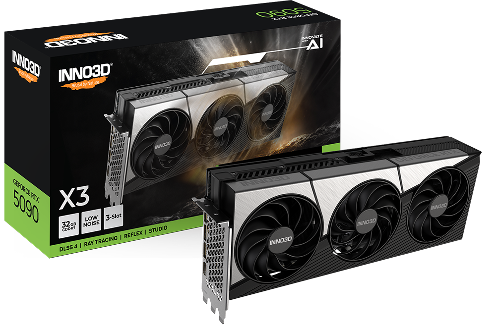 INNO3D GeForce RTX 5090 X3 32GB GDDR7 Graphics Card Blackwell Architecture – N50903-32D7-17593...