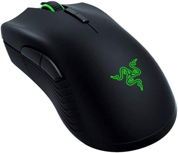 Razer Mamba Wireless Gaming Mouse 16000 DPI 5G Optical Sensor 7 Programmable Buttons – RZ01-02...