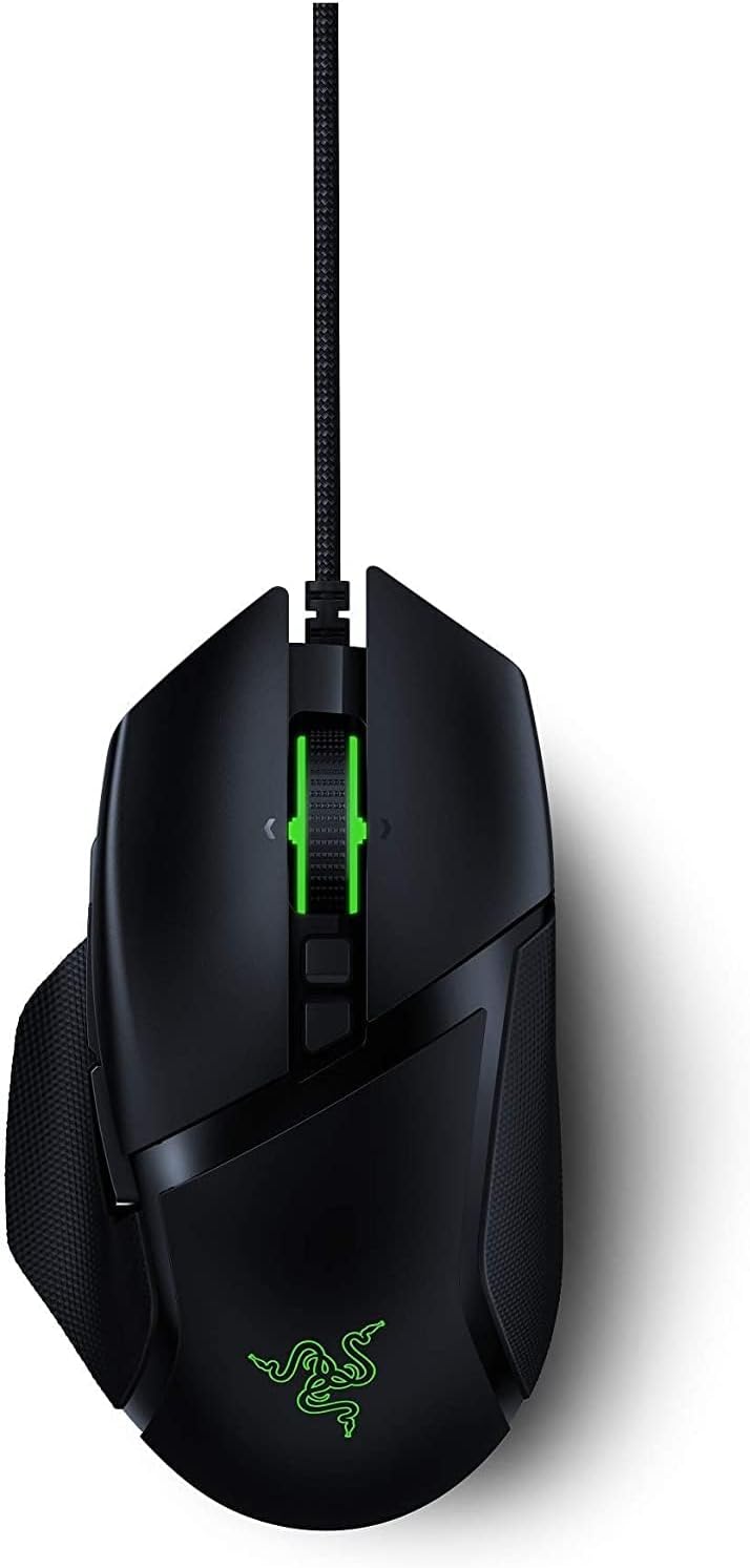 Razer Basilisk V2 Ergonomic Gaming Mouse 20000 DPI Focus+ Optical Sensor 11 Programmable Buttons ...