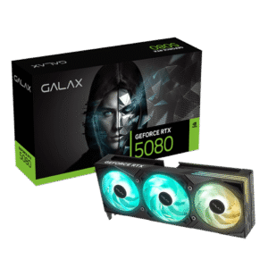 GALAX GeForce RTX 5080 EX Gamer 1-Click OC Black — 16GB GDDR7 256-bit PCIe 5.0 GPU with DLSS 4, WINGS 3.0 Cooling, and 1-Click OC - 58NZN6MBYEX / 58NZN6MDBBOC